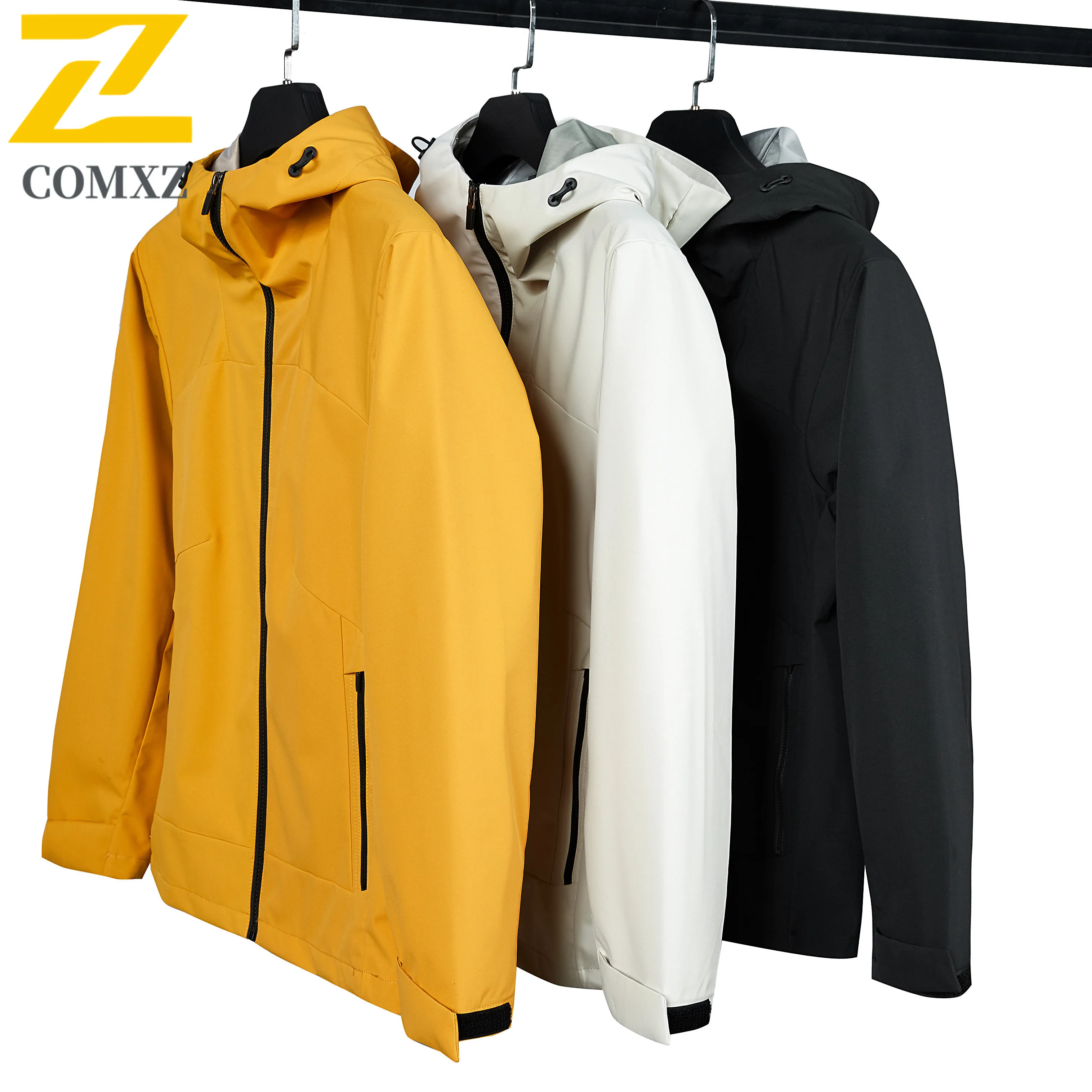 EIAO Windbreaker Jacket Men Women Outdoor Waterproof Hiking Coat Sporty Casual Unisex Lightweight Trekking Camping Windbreaker
