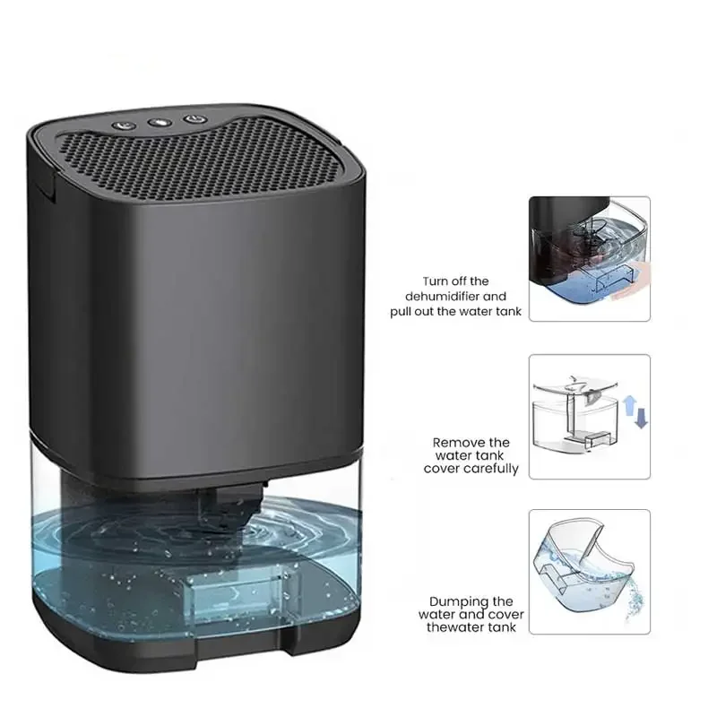 1000ML Portable Air Dehumidifier 4