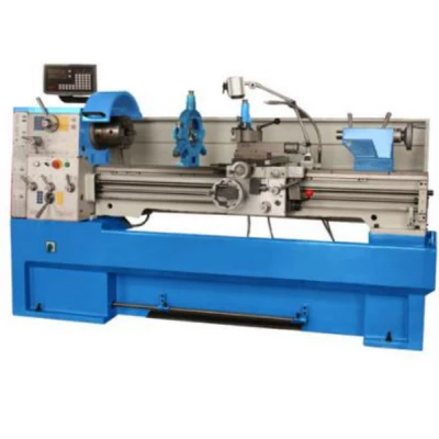 آلة مخرطة معدنية يدوية قياسية WL410E مع مسافة طرفين 1500 مم