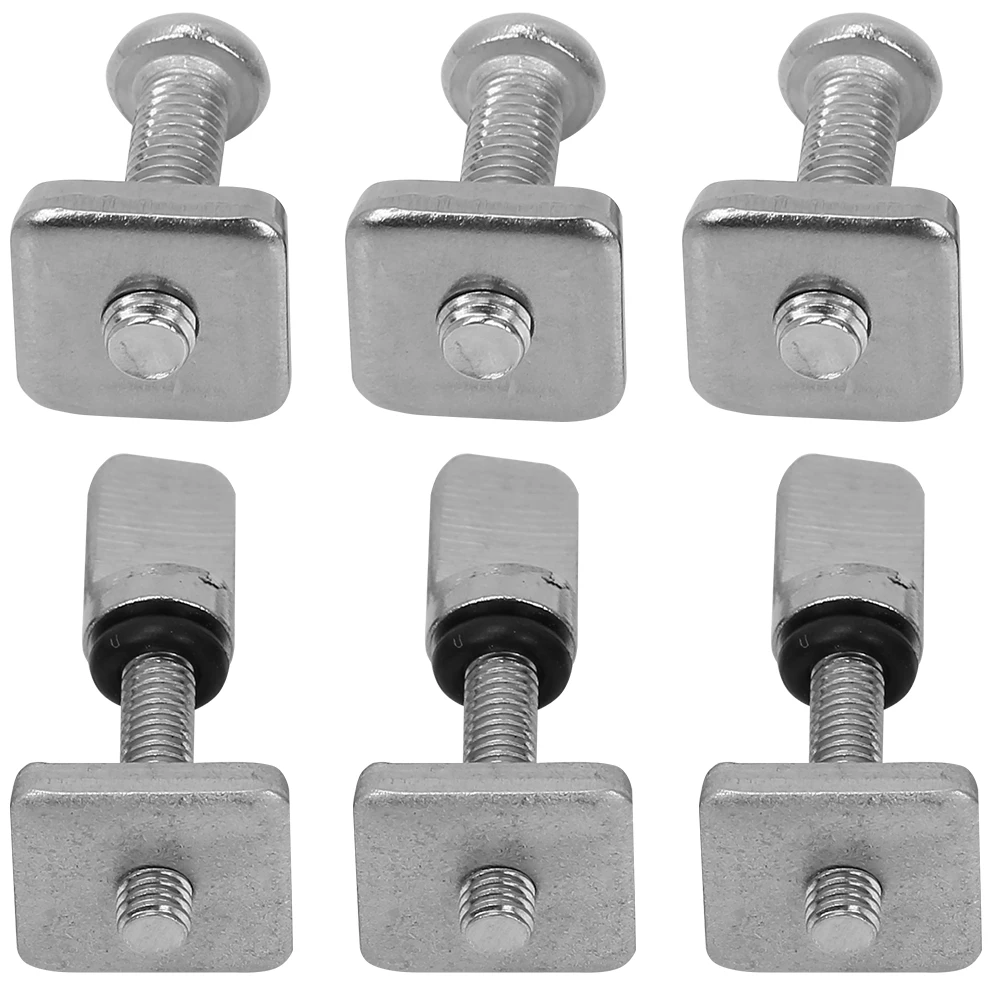 3pcs Surfboard Tail Fin Screw M4/M5 Surf Fin Nail Screw Longboard Sliding Single With Plate Surf