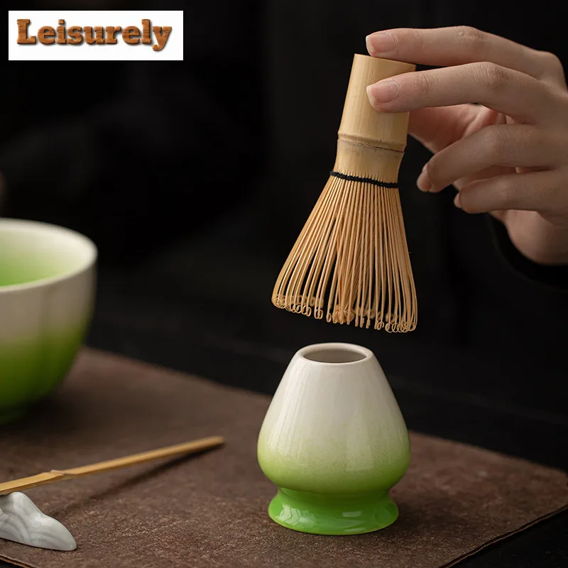 8PCS Japanese Gradient Petal Matcha Bowl Bamboo Matcha Whisk Teaspoon Tea Sets Tea Lovers Gifts Tea-making Tools Set Accessories