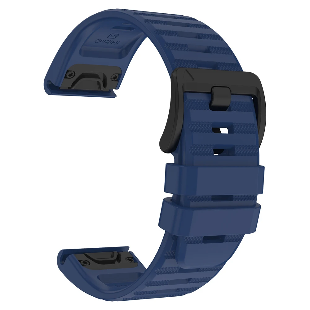 Premium QuickFit Watch Band Strap - Durable Silicone Sport Bracelet, 22-26mm Width, Stylish and Versatile Design