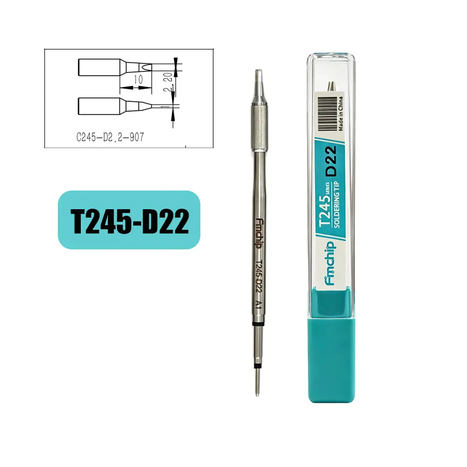 FMchip T245 Soldering Tip C245 Series for T80P T90B HS02A Soldering Iron Replace Tip C5/KU/K/BC2/BC3/BCM3/I/IS/D22/D24 Optional image 7