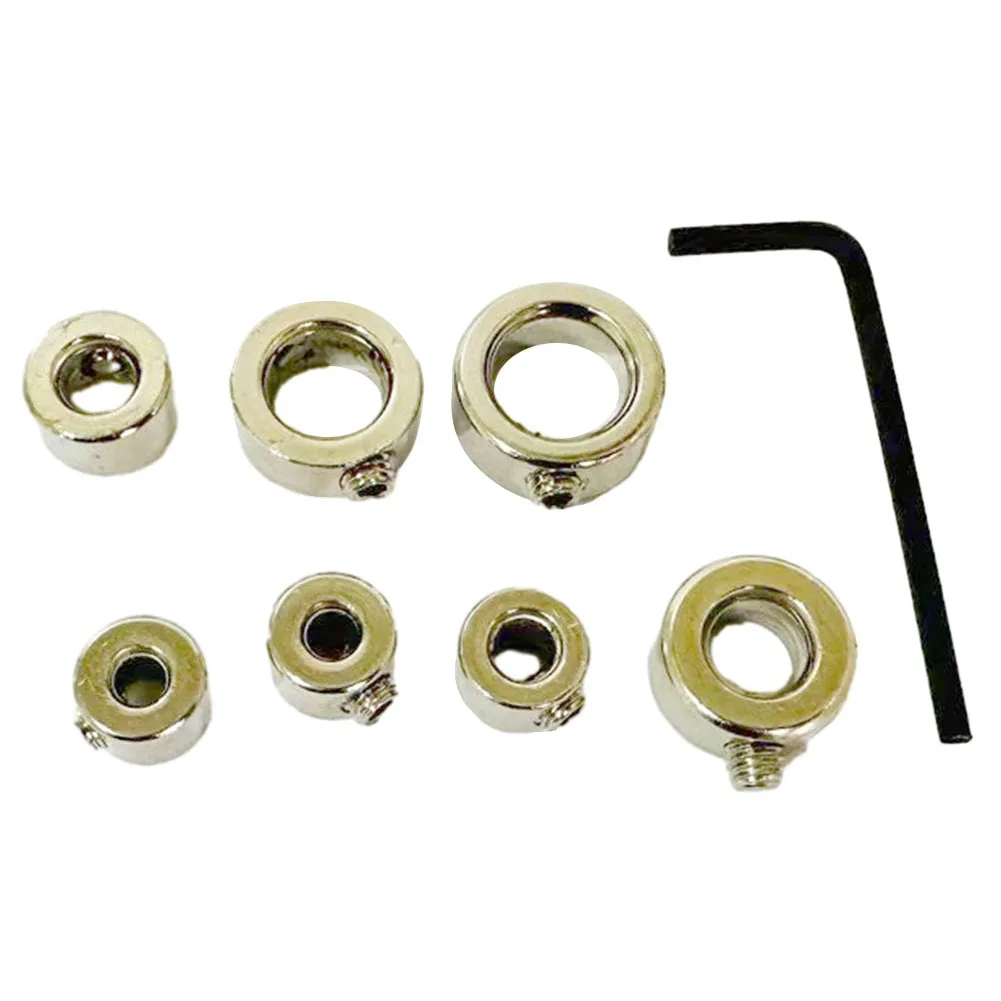 

Woodworking Drill Bit Locator Ring Stop Collar Wrench Depth Stopper Drilling Positioning Limit Ring Carpentry Tool Accessories