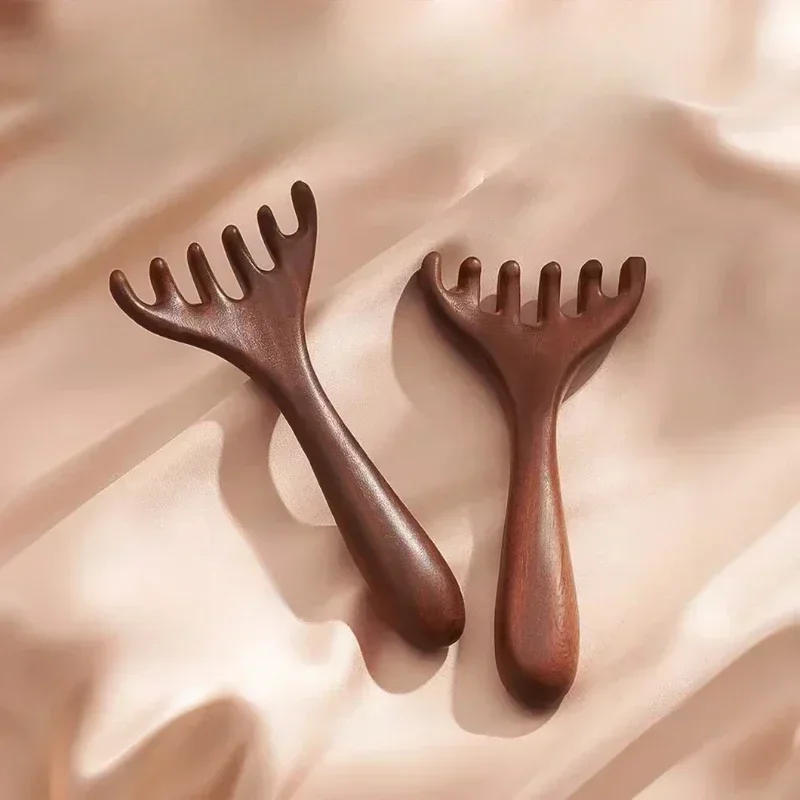 Head Meridian Massage Comb Massage Gua Sha Tools,Professional Lymphatic Drainage Tools,Wood Therapy Massage Tools for Back,Legs