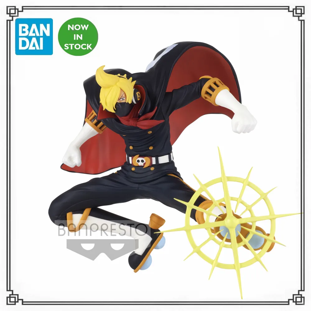 In Magazzino Original One Piece Anime Figures Vinsmoke Sanji Wano Country Soba Mask 13Cm Giocattoli In Pvc Per Bambini Bandai Action Figure