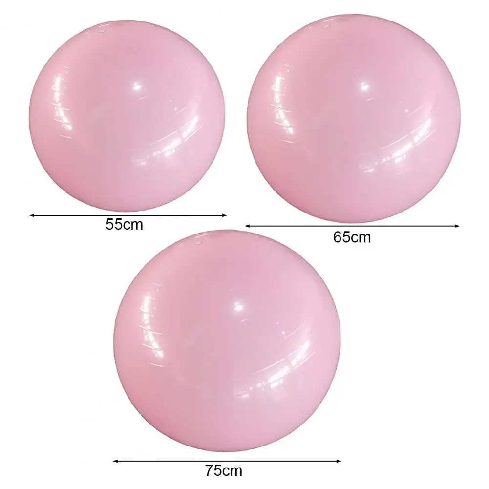 55/65/75CM Yoga Ball Mini Exercise Exercise Pilates Ball Sport Training Gym Slip Resistant Balls Physical Therapy with Air Pump