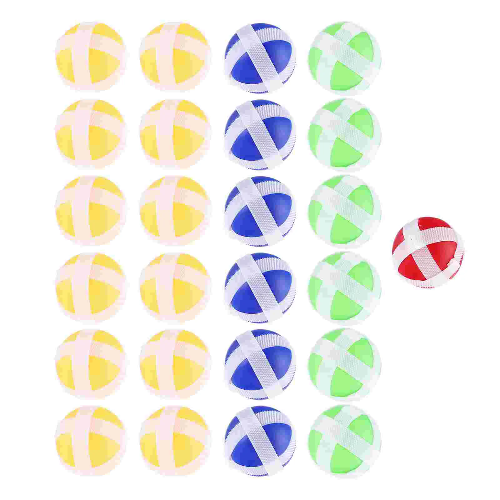 

25Pcs Fabric Dart Board Sticky Balls Dart Hook and Loop Balls Game Accessories for Adults Teens and Kids