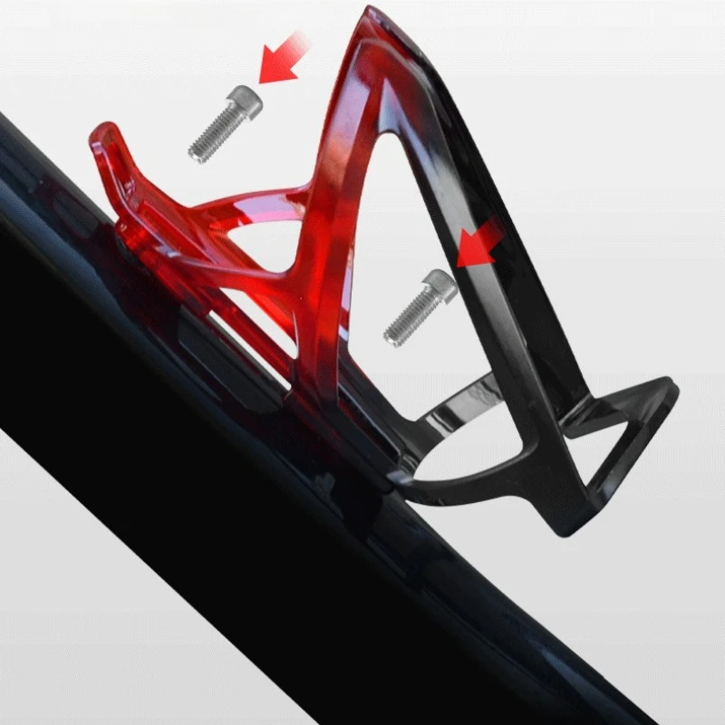 Leichte Fahrrad-Flaschenhalter mit Schrauben MTB Rennrad Flaschenhalterung Rutschfester Fahrrad-Flaschenhalter Zubehör – Detail 11