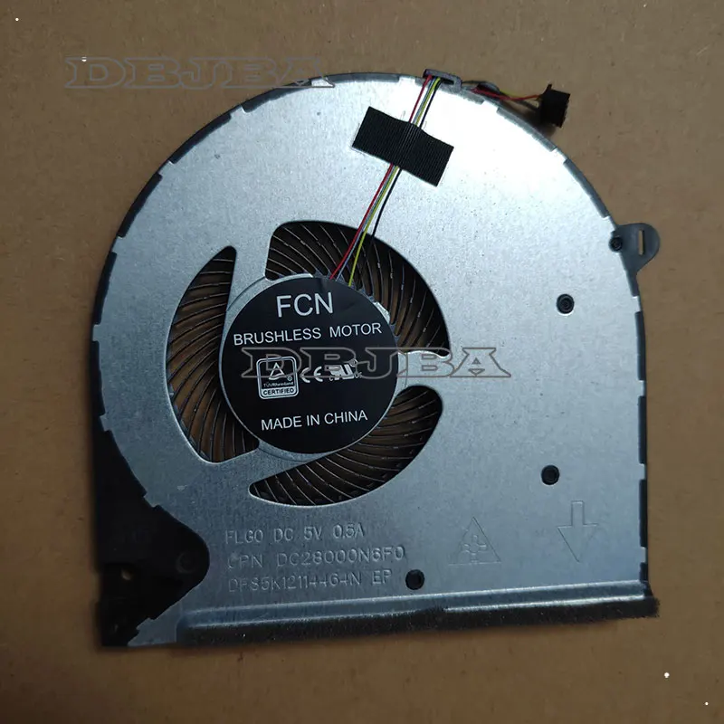 

CPU fan For HP 15-DU 15S-DU0002TX FLG0 DC28000N6F0 DFS5K12114464N L52034-001