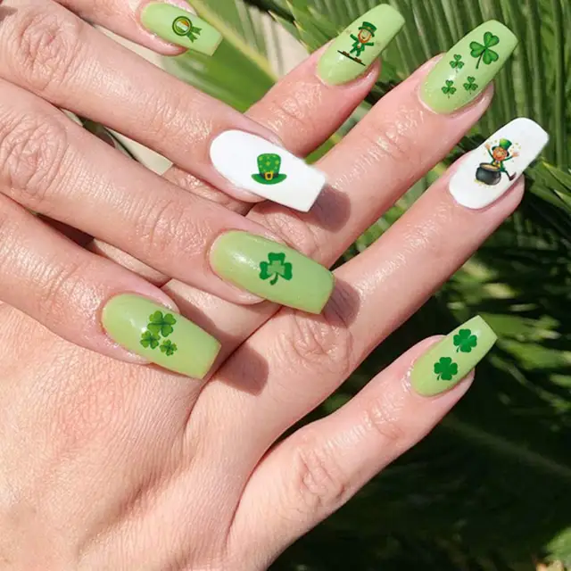 Lucky Charm Nail Decals