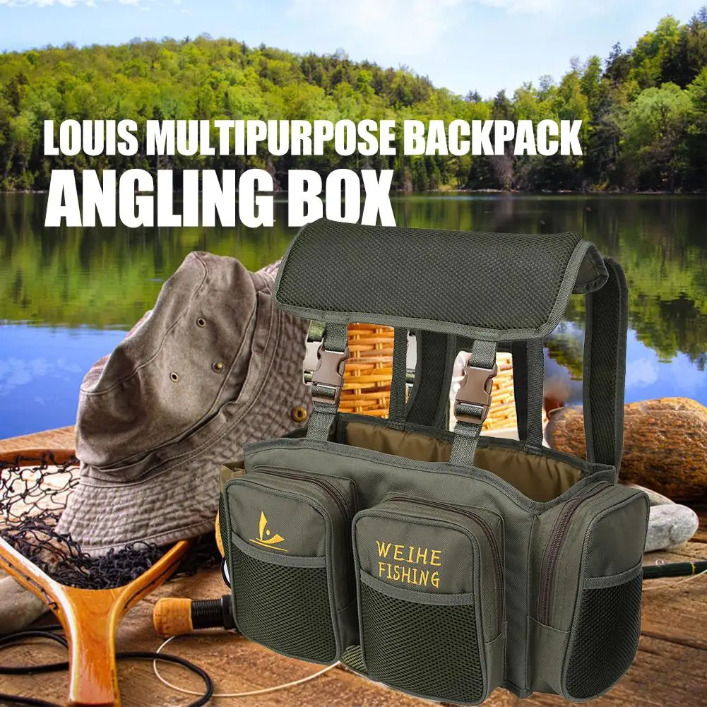 Multifunctional Fishing Bags Nylon Bait Box Storage Ample Capacity