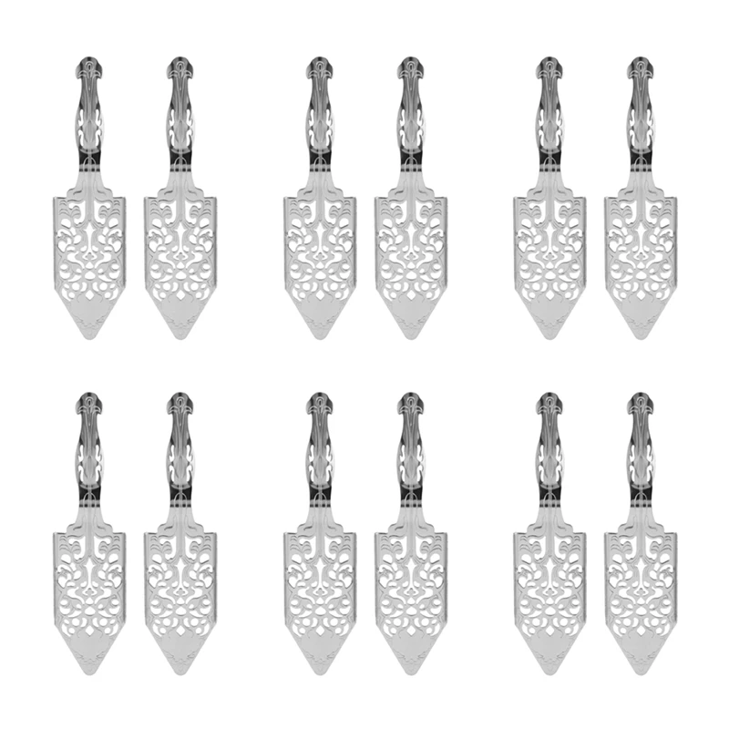 12 Pezzi Cucchiai Di Assenzio, Kit Per La Preparazione Di Cucchiai Di Cocktail Di Assenzio In Acciaio Inossidabile Gocciolatore Di Cucchiaio Per Fonta