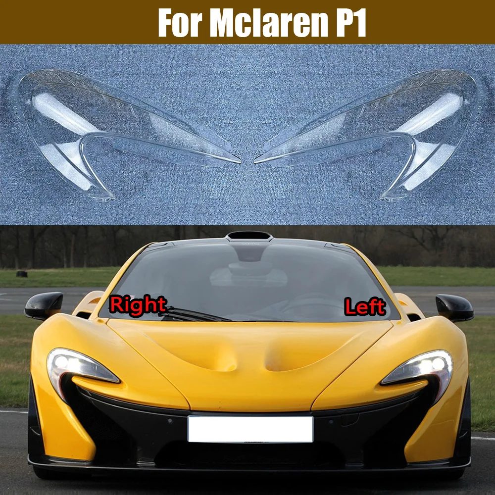 

For Mclaren P1 Front Headlamp Lamp Cover Headlight Shell Transparent Lens Replace The Original Lampshade Plexiglass