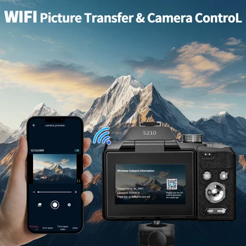 NBD 5K&64MP Digital Cameras For Photography, 16X Optical Zoom Camera With WiFi & App Control, Vlogging Camera With Auto Focus 5