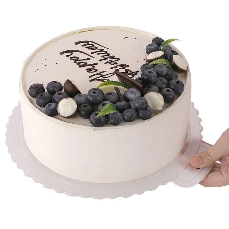 Cake Stand Round Cardboard Base Plastic Paper Cupcake Tray