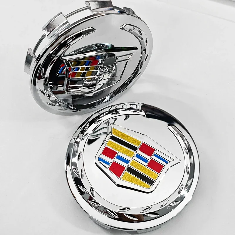 4개 83mm 9595891 ABS 자동차 휠 허브 캡 엠블럼 배지 로고 캐딜락 에스컬레이드 액세서리