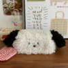 Cute Plush Dog Tissue Box Creative Drawing Paper Box Dormitory Women's Home Living Room Decor Desktop Tissue Box 5