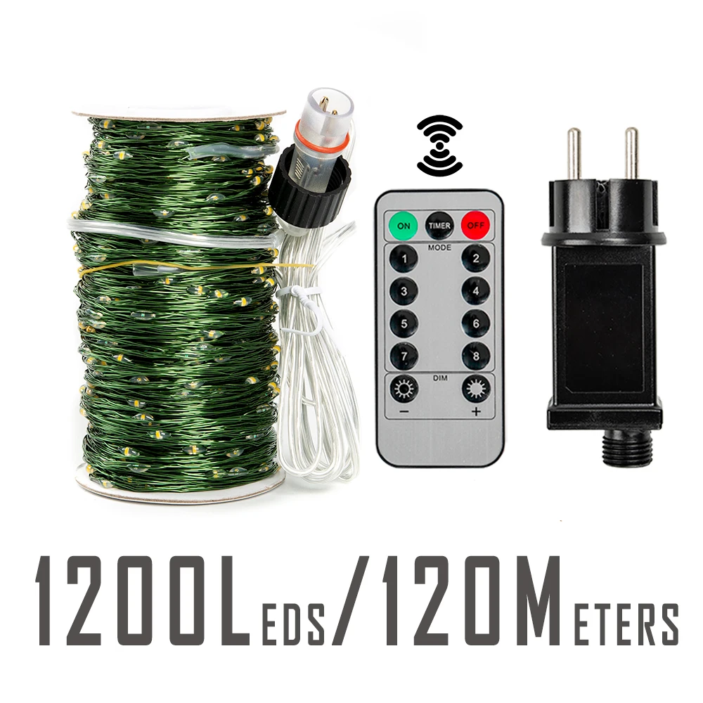 ตัวเลือกสินค้า สายไฟ LED ยาว 200 เมตร กันน้ำ พร้อมรีโมท ตกแต่งได้ทุกสถานที่