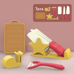 Deluxe Kids Pretend Cooking Playset with Accessories & Play Food (7pcs)