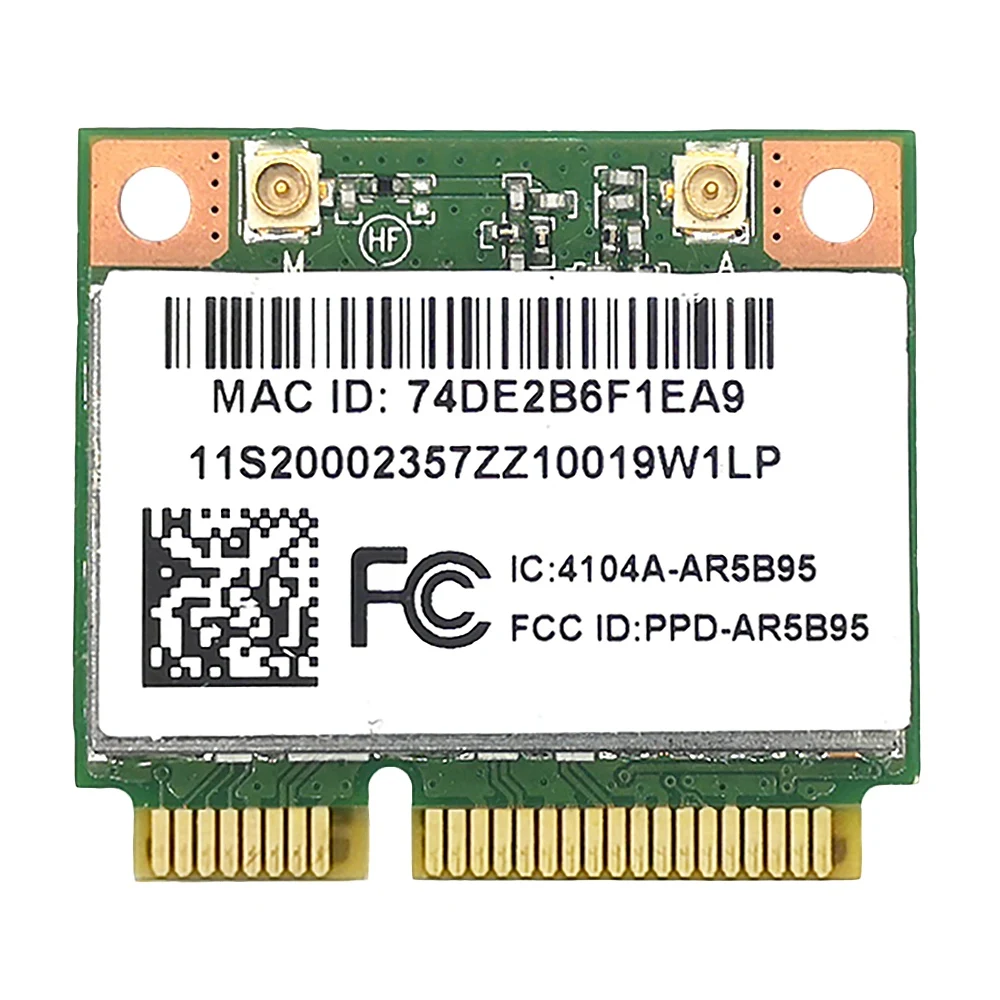 Для Lenovo Z370 Y460 G470 Z470 Z560 черный Apple AR5B95 2,4G 150 Мбит/с MINI PCIE 802.11N Встроенная беспроводная сетевая карта