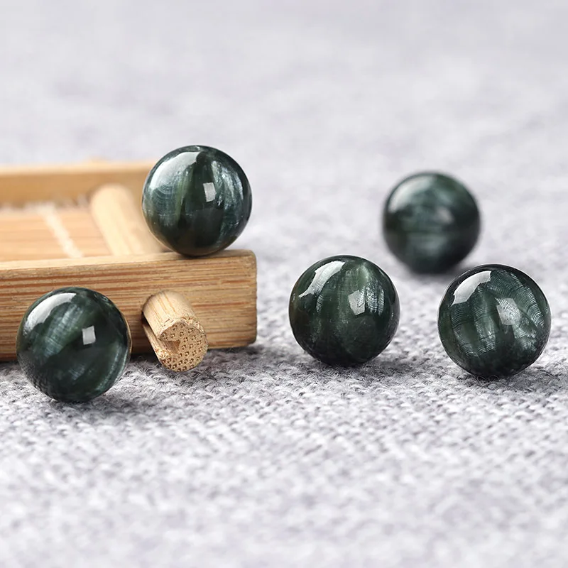 

Healing Gemstone Seraphinite Beads For Jewelry Making Diy String Bracelet Beaded Necklace Charms Clinochlore Bead Accessories