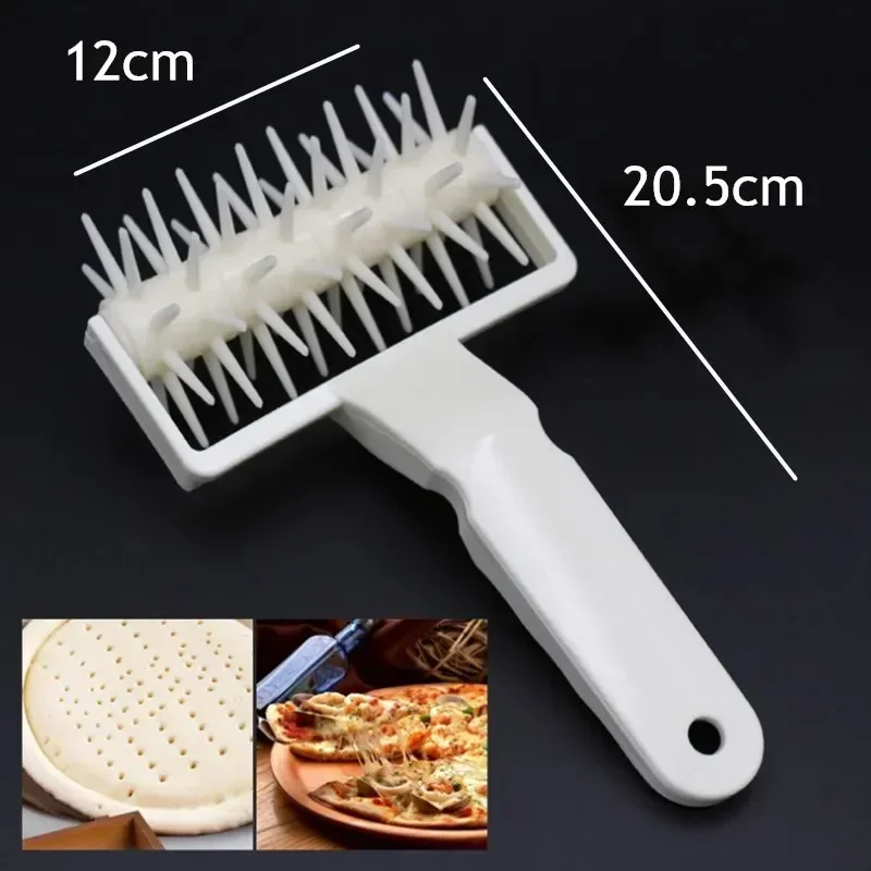 Pizza Rolling Pin Punch Pastry Roller Pin Biscuit Dough Pie Hole Embossing Dough Roller Lattice Craft Kitchen Bake Cooking Tool pizza roller pizza roller pin