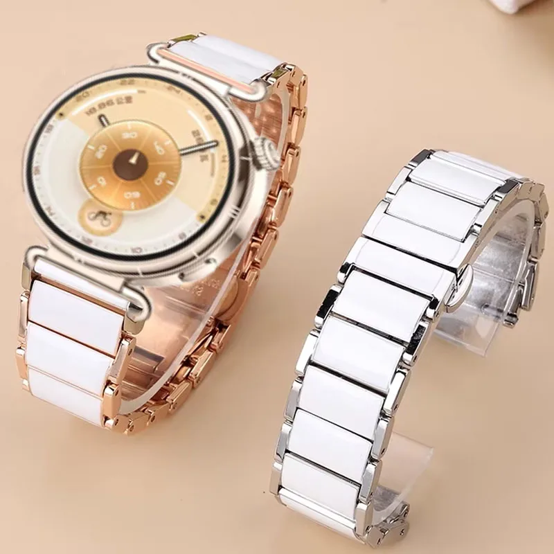 Premium 18mm Ceramic Strap Bracelet