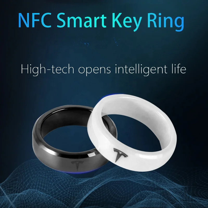 For Tesla Smart Ring Accessories Ceramic Ring for Model 3 Model Y