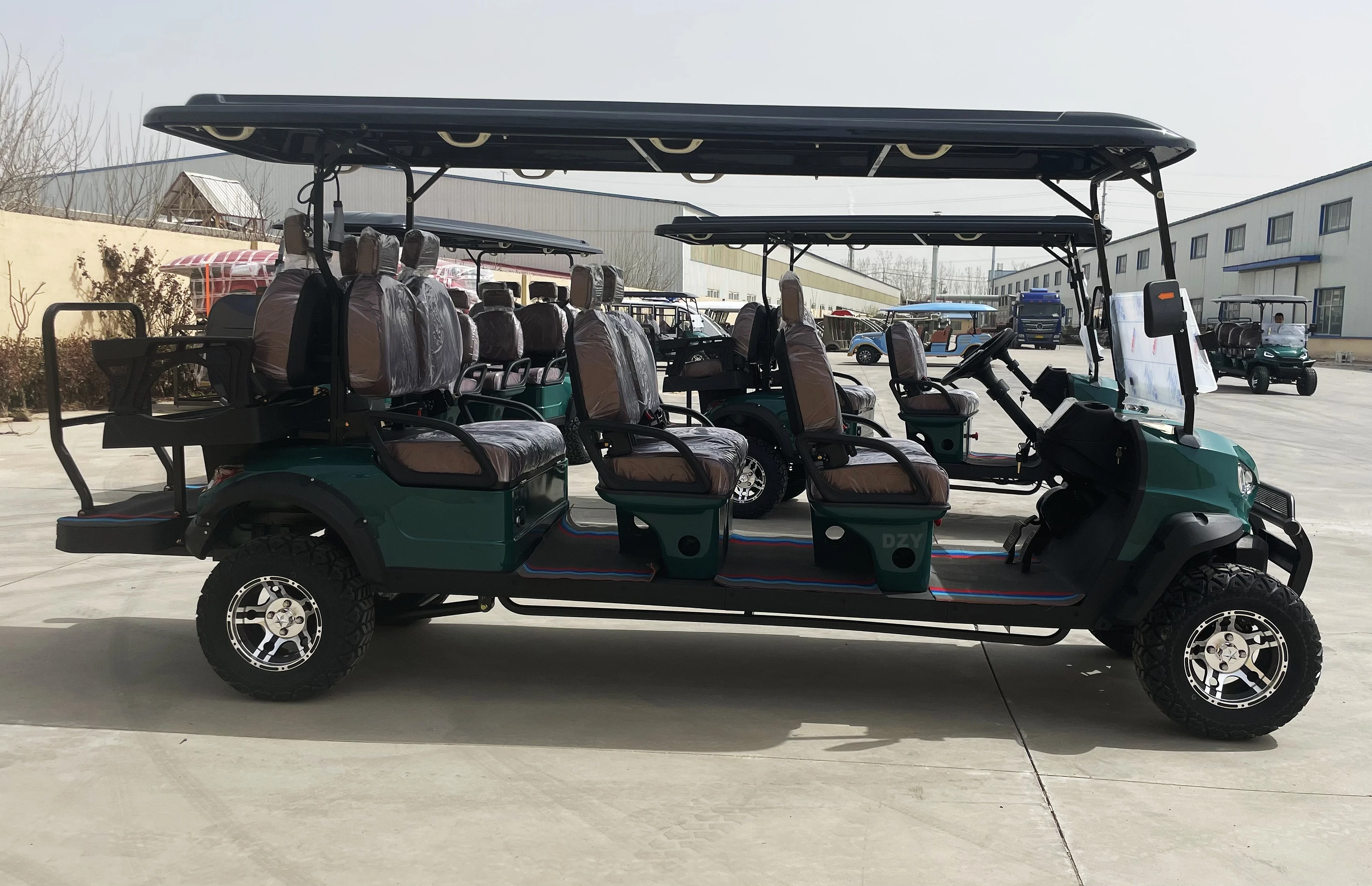 Chinese factory produces new 48V 2-seater electric golf cart off-road vehicle with free customization colors