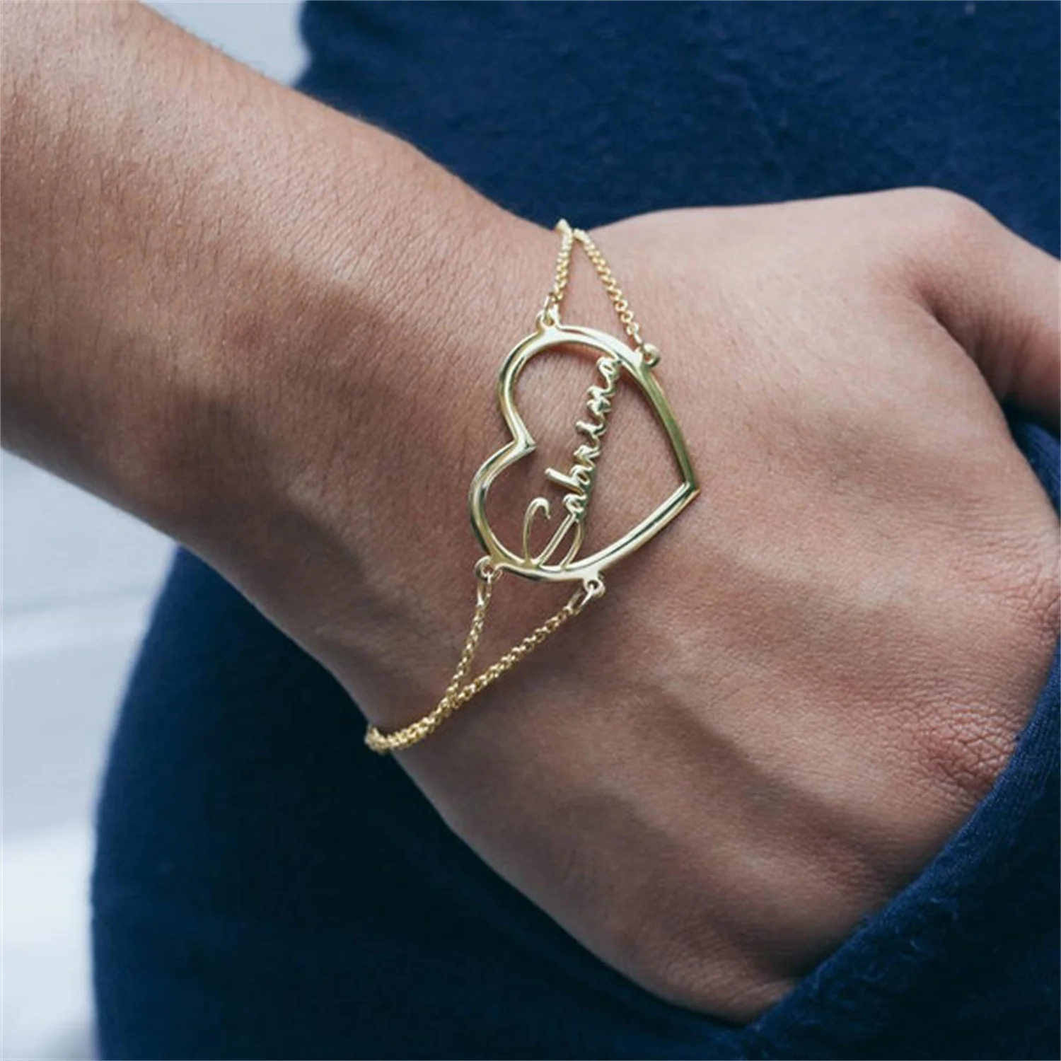 925-sterling-silver-heart-nameplate-bracelet-love-custom-name-pendant-double-chain-bracelet-girlfriend-christmas-gift-for-women
