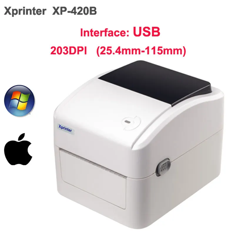 Xprinter 4inch Shipping label/Express/Thermal Barcode Label printer to print DHL/FEDEX/UPS/ USPS/EMS label 4x6 inches Label canon zoemini photo printer Printers