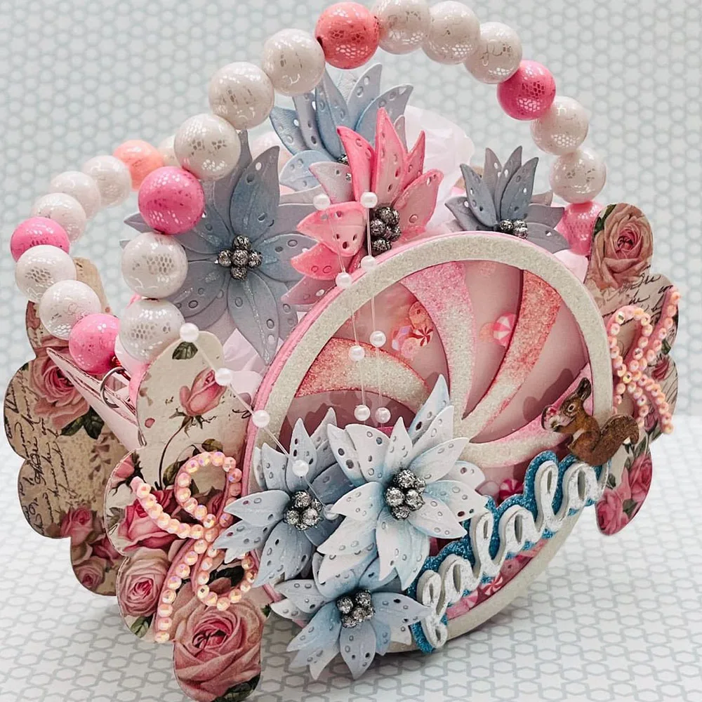 KSCRAFT 페퍼민트 캔디 셰이커 상자 DIY Scrapbooking 장식 엠보싱 DIY 종이 카드에 대한 금속 절단 다이 스텐실