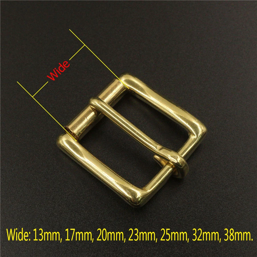 Brass Roller Buckle for Leather Craft and Accessories