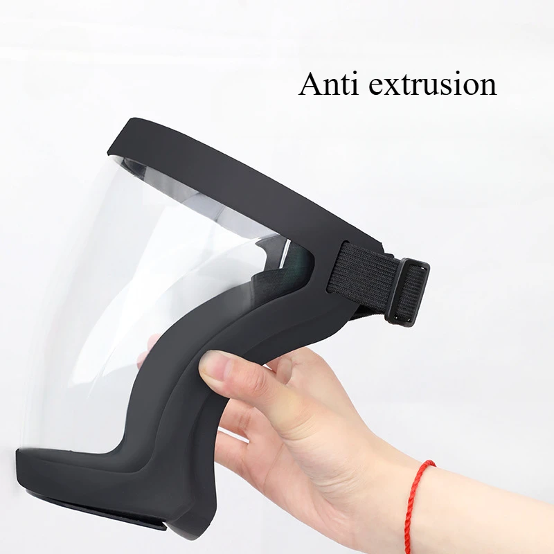 Clear Protective Face Shield - Transparent Mask