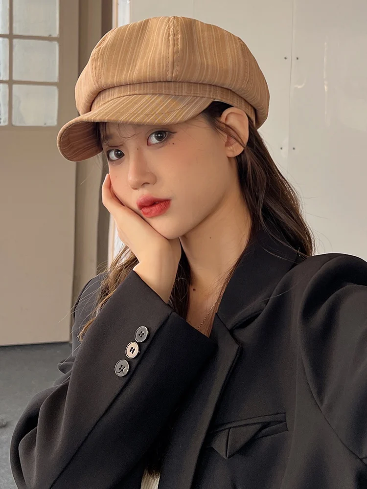Cappello Newsboy Da Donna Alla Moda: Berretto Invernale Perfetto Per L'Inverno E La Primavera, Cappellino Da Sole Uncinato Per L'Outdoor