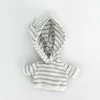 Striped Dolls Sweatshirt Coat Long Sleeve Doll hooded sweatshirt Clothes For Ob11,Mollys,Obitsut 11,1/12 BJD Doll Accessories 6
