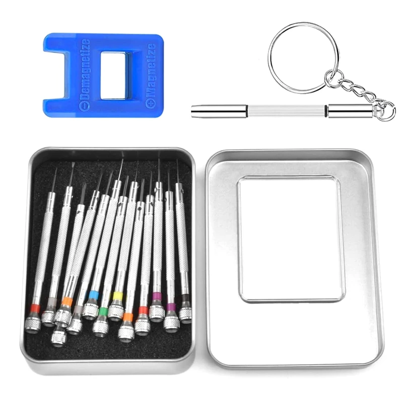 

Набор отверток, 13 шт., детали для часов и часов, инструмент для удаления звеньев, отвертки для ремонта часов