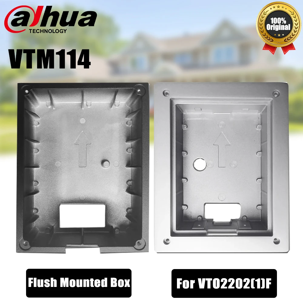 Dahua 플러시 마운트 박스, VTM114 DH 비디오 인터콤 벽 브래킷 액세서리, VTO2202F-P-S2 VTO2202F-P VTO2201F-P KTP01