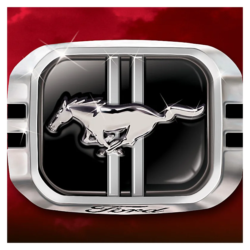 The new American Ford sports car Mustang car logo ring Europe and the United States fashion ring for men