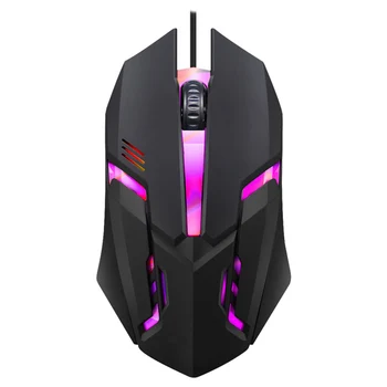 E-Sports USB Wired Mouse Colorful LED Gaming Mouse 5000 DPI Wired Mice Optical Wired Gamer Mouse For Desktop Laptop PC Computer 7