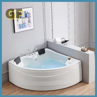 Radio/CD function indoor small corner jacuzzi spa jacuzzi 1