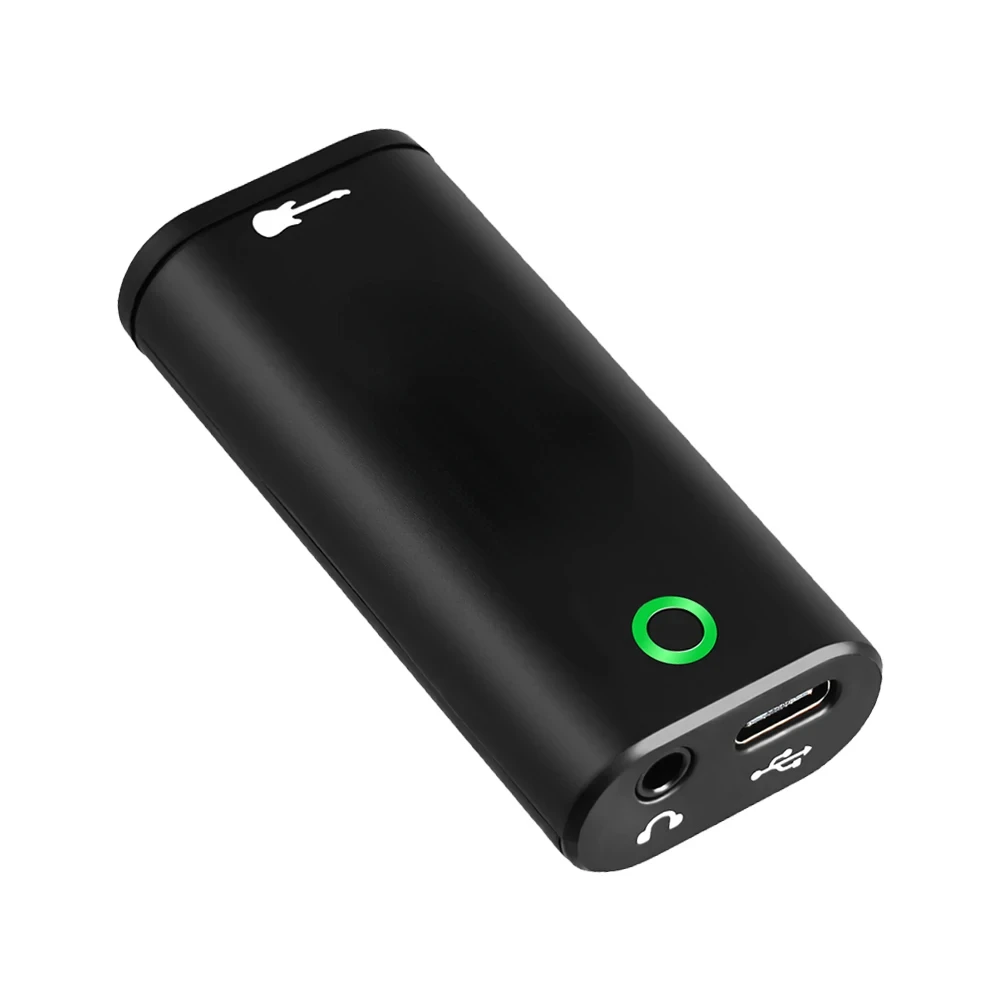 Portable Pocket USB Sound Card Guitar Headphone Recording Live Streaming Plug and Play Mini Audio Mixer