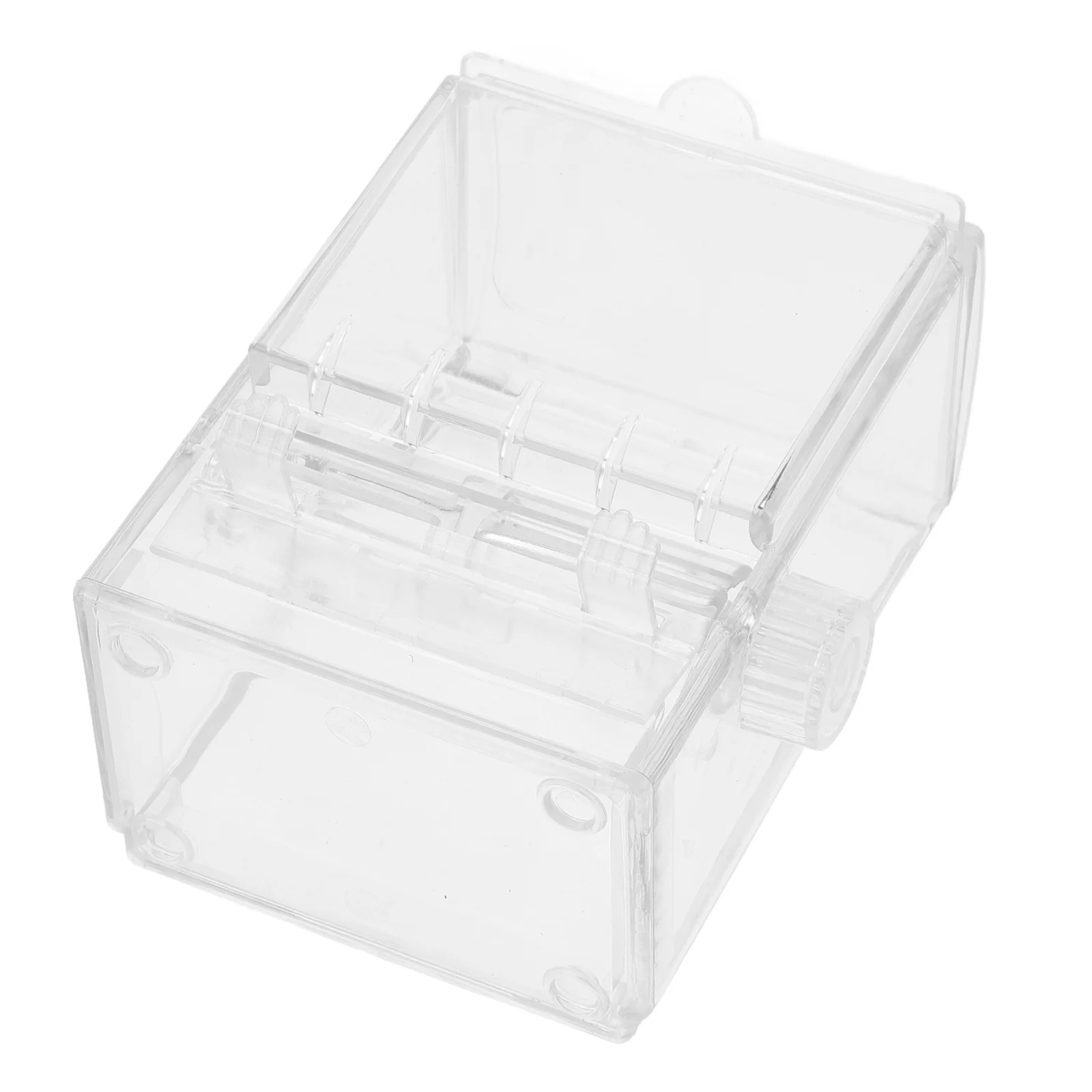 

Toothpick Holder Storage Case Container Clear Dispenser With Lid Household Holders Organizer Color Box