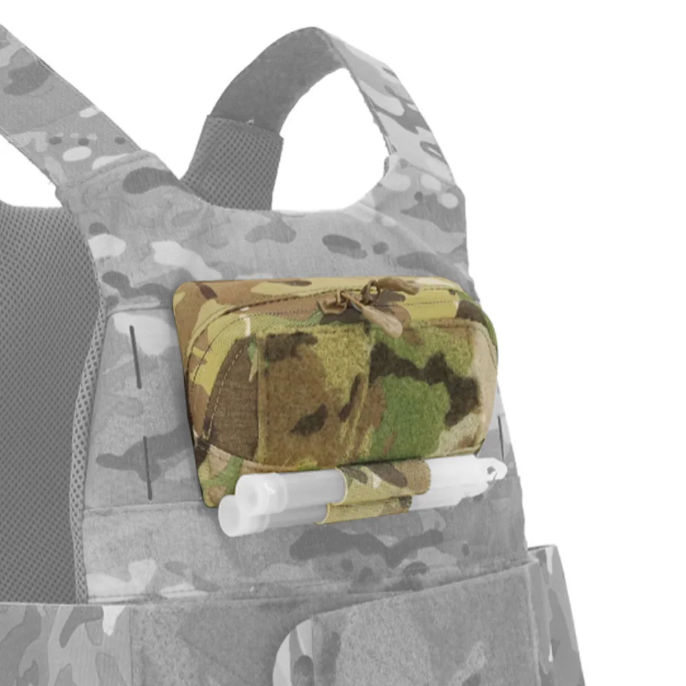 VULPO Tactical FCPC Vest MOLLE Adapt Admin Panel Pouch Chest Expansion Sub Bag Utility Map Pouch For Hunting Airsoft Vest 4