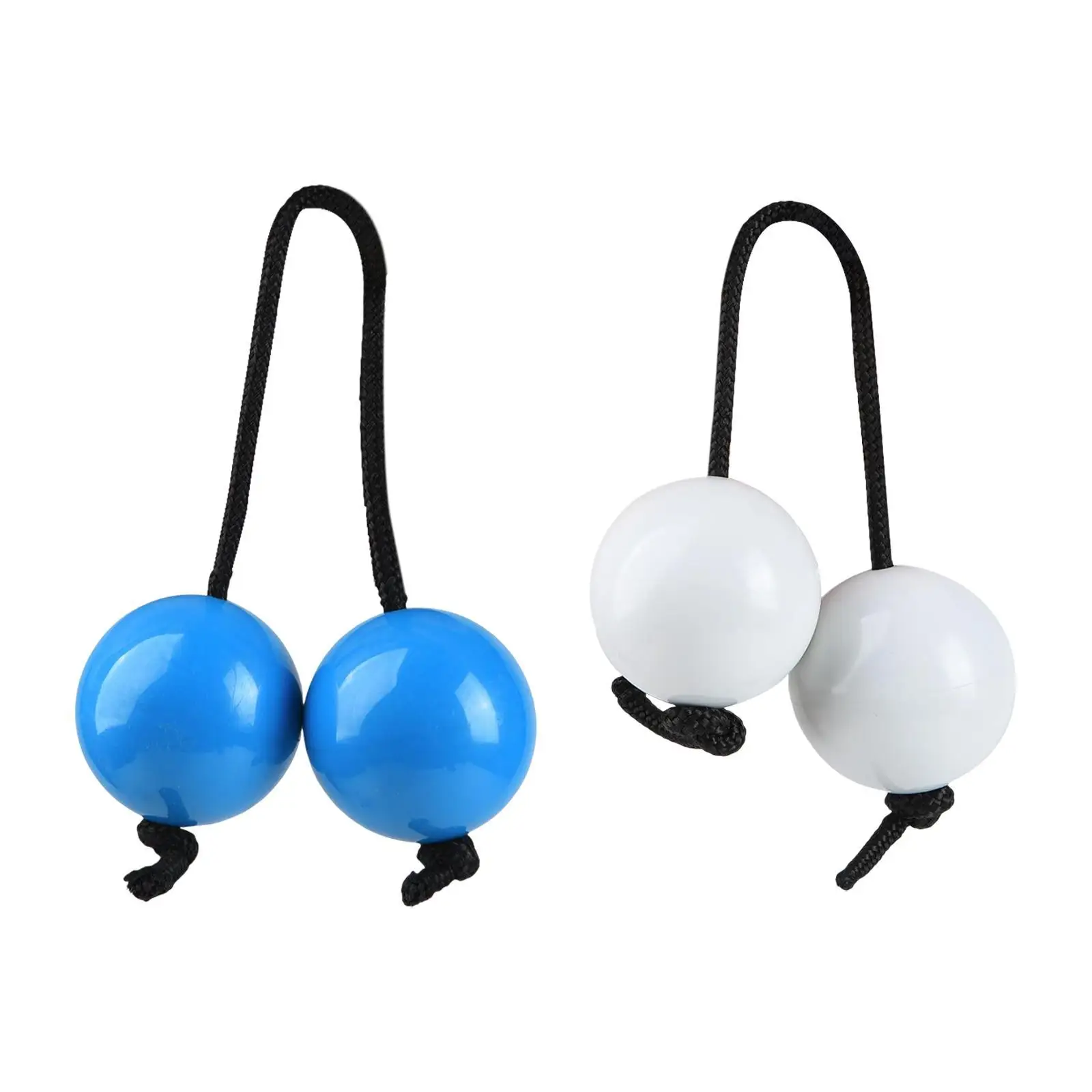 Rhythmic Sand Balls African Shaker Rattle, Two Pair, Double Gourd Percussion Gifts Instrument Hand Shaker Sand Balls for KTV