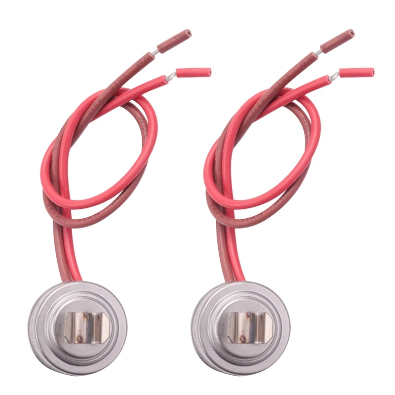 

2PCS 4387503 Refrigerator Defrost Thermostat Replacement For Whirlpool Sears WP4387503 AP6009317 PS11742474