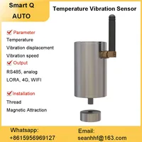 Vibration sensor single axis three axis Motor water pump temperature integrated fault monitoring wireless vibration meter 1