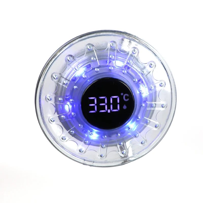Description Picture 4 of itemTemperature Display Bathroom Color Lighted Showerhead