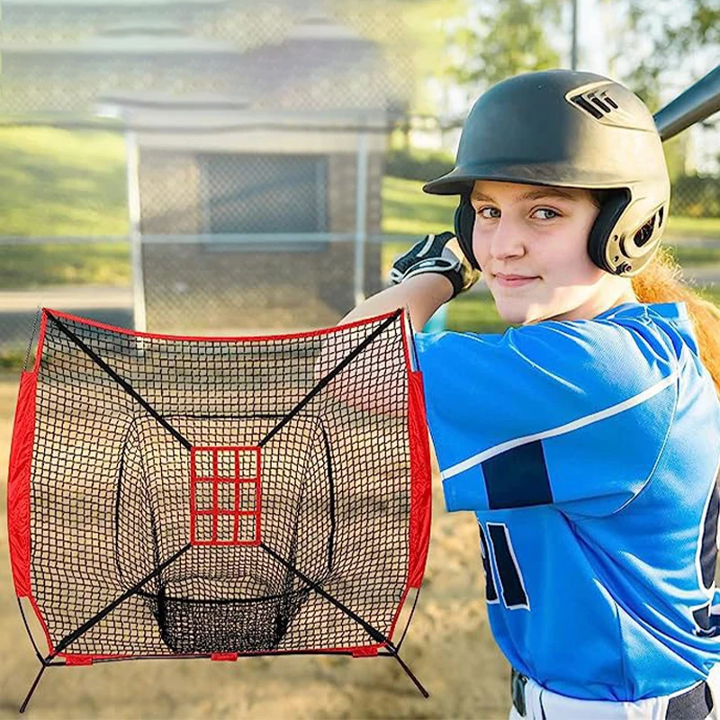 

1PC For Gym Home Park School Baseball Hitting Net Batting Target Net For Softball Practice Outdoor Training Equipment